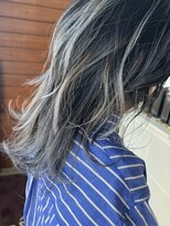 リドル ヘアー 駒生店(Riddle HAIR) ミディアムレイヤーのハイライトスタイル