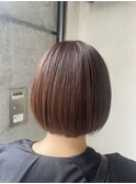 大人のコンパクトボブ/質感再整カラー