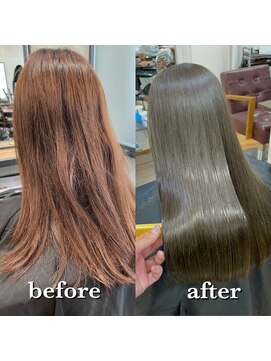 セシルヘアー なんば店(Cecil hair) 酸性ストレート/髪質改善トリートメント/オーダーメイドカラー