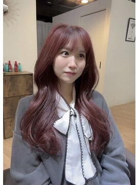 ジエクトカナウ 大阪梅田店(The Ect canow) 韓国風レイヤー レイヤーカット くびれロング 顔周りカット