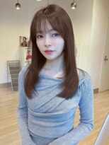 ユーフォリア 銀座(Euphoria)&nbsp;透明感 大人カールハイライトカラーミルクティーベージュ