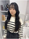 メルティカラーフェミニロング似合わせカットウェーブミディアム