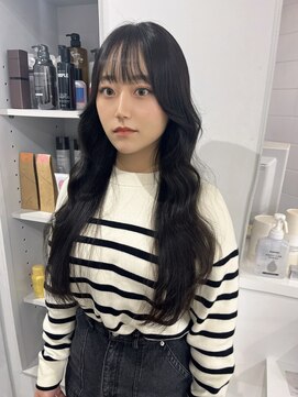 シー ヘアデザイン(see hair design) メルティカラーフェミニロング似合わせカットウェーブミディアム
