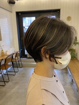 グッデイ ヘアー(GOOD DAY HAIR) 【GOOD  DAY  HAIR】ショート バレイヤージュ  ケアブリーチ