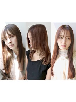 【カット+縮毛矯正\16600~】ダメージレスな次世代縮毛矯正☆毛先まで自然な丸みのある柔らかストレートに！