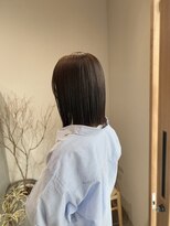 シスイ(sisui)&nbsp;ストレート/パッツンボブ/ツヤブラウンカラー