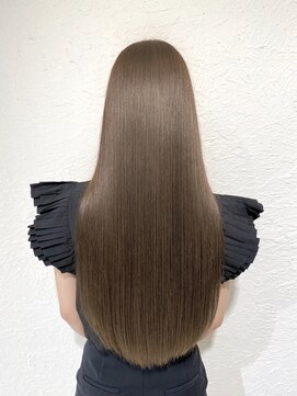 バランス 原宿 表参道(balance) 【髪質改善】シアーグレージュ×さら艶ストレート