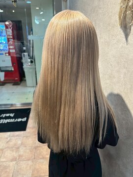 パーミル ヘア クマモト(permille ‰ hair Kumamoto) ブロンド×うる艶