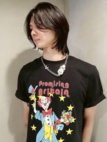 ペレ 梅田(PELE) サーフカール/スパイキーショート/ブルーブラック/梅田