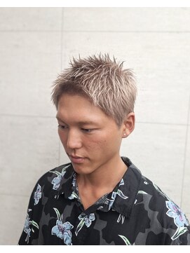 ノミネーション(Nomination) スパイキーショート×プラチナベージュ