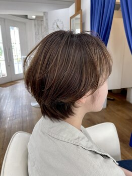 ブル(blu)の写真/骨格・髪質・クセを見極めたカットで、360°どこから見ても綺麗なシルエットに♪再現性も高くセットも簡単!