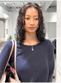 原宿スパイラルパーマウェーブヘア大人可愛い小顔ヘア30代40代