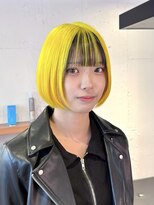 ピチカート(pizzicato) イエローカラー/ハイトーンボブ