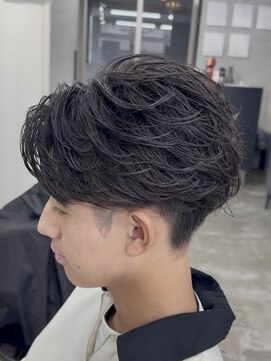 エデアンホンテン メンズサロン(EDEAN 本店 （旧：EDEAN 上通）) フェザーパーマ フェザーショート 熊本メンズパーマ