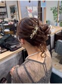 【ヘアセットサロンfirst】ふわっとアップヘア