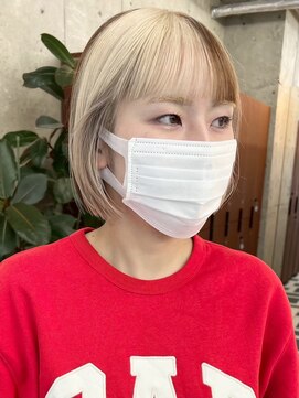 ノード(NODE) 栄大人女子ハイトーン小顔補正ショート