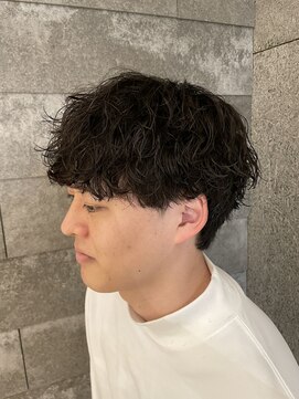 ニアウ 伊勢崎連取店(Niau) メンズマッシュ波巻きスパイラルパーマメンズパーマ