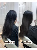 乾かすだけでまとまる地毛風髪質改善ストレート40代50代縮毛矯正