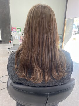 ガルボヘアー 桟橋店(garbo hair) オリーブベージュ　トリートメント　艶髪　ケア