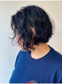【morio松戸 アイダ】パーマ無しくせ毛カット/前下がりボブヘア