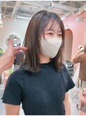 ミディアム/韓国風/レイヤーカット/顔回りカット/柏駅