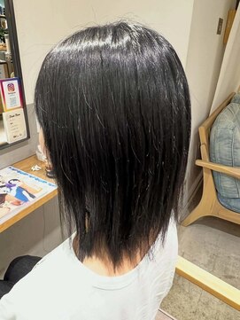 ラピスタ 池袋(Lapista) 韓国ヘアハッシュカットダブルハイライトカラー【Lapista池袋】