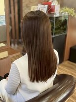 アミリー 成田東町店(Amily)&nbsp;女子力透けカラーストレートロング清潔感ダークカラー多毛UP