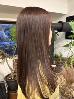 ハディーカヘアー(Hadeeca hair) 【hadeeca hair】レイヤー×ピンクベージュ