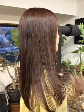 ハディーカヘアー(Hadeeca hair) 【hadeeca hair】レイヤー×ピンクベージュ