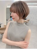 □クールショート/顔周りカット/前髪白髪/30代40代50代/錦糸町