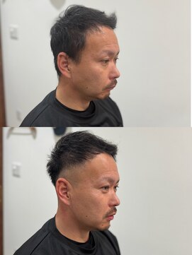 ゴールデンエイジ(Golden Age) 40代からの清潔感フェードスタイル　0.4mm