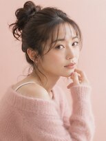 きいろのゾウ&nbsp;ヘアアレンジ/お団子ヘア/フェミニンヘア