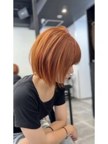 ラピス 名古屋本店(Lapis)&nbsp;【100%オレンジ】ショートボブ