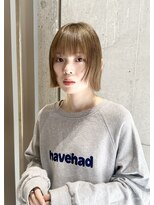 フィルムス ヨコハマ プラス(FILMS 横浜 +) ミルクブラウン/ボブ/オリーブページュ/ブリーチなし/横浜+