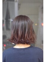 ヘアアンドメイク ムーア(Muuua)&nbsp;大人気☆グラデーションカラーとピンクとボブ