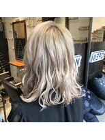 ナチュラルハイセンスプラス(natural high sense+plus)&nbsp;極細ハイライト　くすみカラー ダブルカラー ベージュ