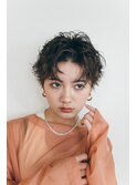 カーリークールショート／マロンベージュ