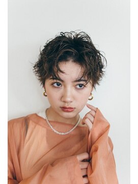 ピズム(PISM) カーリークールショート／マロンベージュ