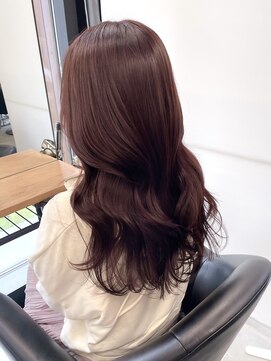 アリュウル 表参道(ALLURE) 韓国くびれヘア/ピンクブラウン/ヨシンモリ巻き