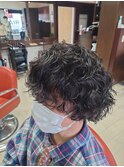 【GROOMER/S 丸山】 ツイストスパイラルパーマ スタイル