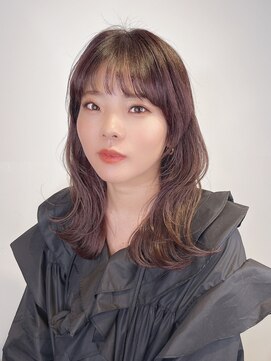 アンサム リリー(UNSOME Lille) ピンクグレー/顔まわりレイヤー