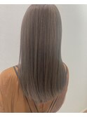 ナチュラルベージュカラー　ヌナボブ チャンモリ ボブルフ