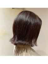 髪質改善と縮毛矯正の専門店 サンティエ(scintiller)&nbsp;外ハネくびれボブ