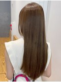 艶感ベージュ_チェリーブラウンフェミニンロング_ba408481