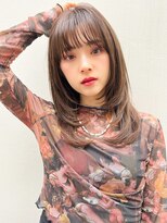銀座　LIBERTE  レイヤースタイル×透明感ベージュ