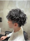 操作性重視無造作ツイストスパイラルパーマ