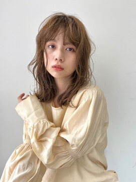 シスタ(SISTA) デジタルパーマ波巻きヘアシースルーバング
