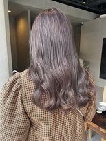 ヘアー アイス ルーチェ(HAIR ICI LUCE) ラベンダーカラーラベージュパープルカラーグレージュ/中西