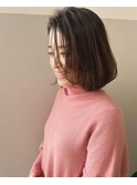 【VALLEY  hair  care&spa】大人可愛い丸みボブスタイル
