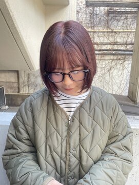 ラミエ バイ メルト 吉祥寺(lamie by melt) 【小川】ピンクブラウン/暖色カラー/ブリーチなしカラー